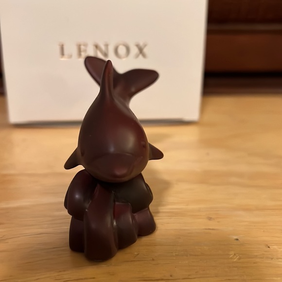 COLLECTIBLE LENOX CHINA DOLPHIN ON WOODEN BASE•NEW IN BOX - Picture 4 of 7